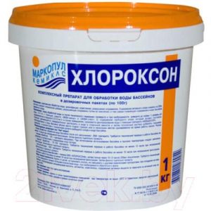 Средство для комплексной обработки воды Маркопул Кемиклс Хлороксон в ведре