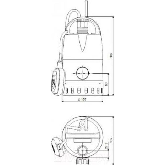 Дренажный насос Grundfos Unilift CC7 A1