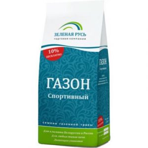Семена газонной травы Зеленая Русь Спортивный газон