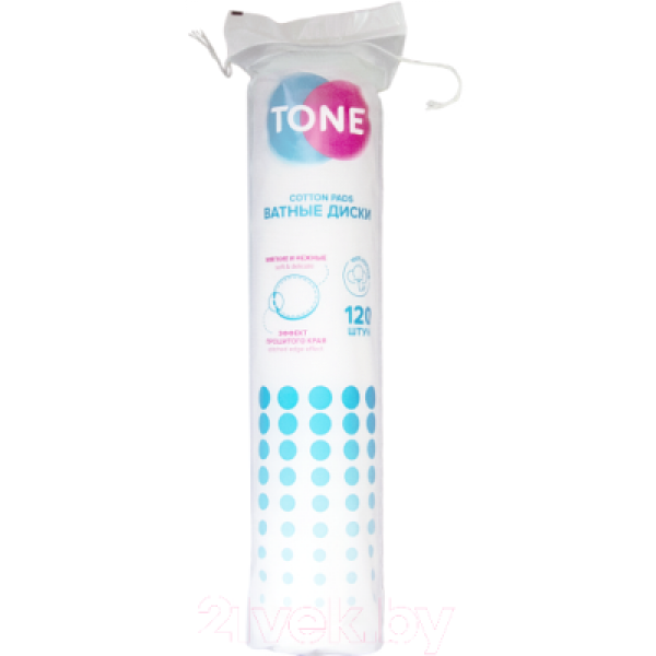 Ватные диски TONE 120шт