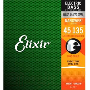 Струны для бас-гитары Elixir Strings 14207 45-135 5-String