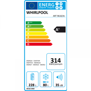 Встраиваемый холодильник Whirlpool ART 9610/A+