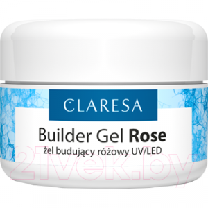 Моделирующий гель для ногтей Claresa Builder Gel Rose 50мл