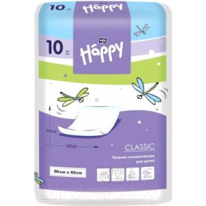 Пеленки одноразовые Bella Baby Happy Classic 90x60