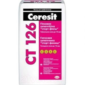 Шпатлевка Ceresit CT 126 гипсовая