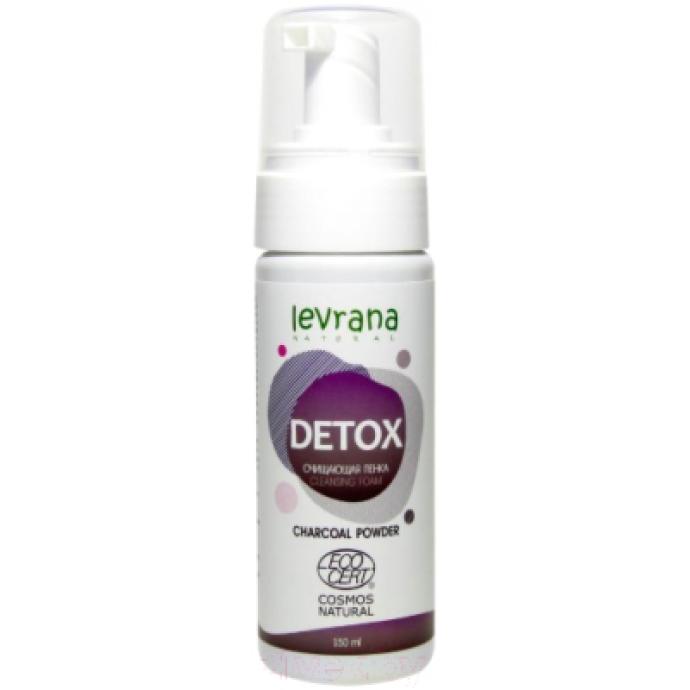 Пенка для умывания Levrana Detox с сажей дуба