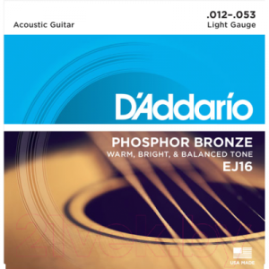Струны для акустической гитары D'Addario EJ16