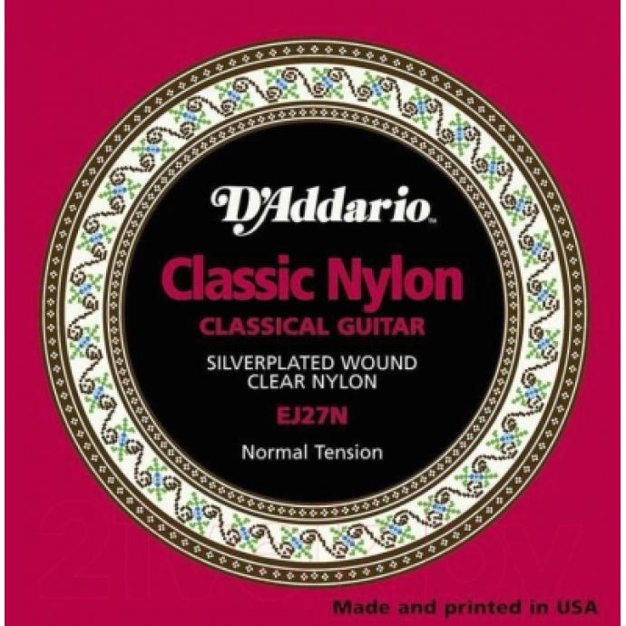Струны для классической гитары D'Addario EJ27N Normal Tension