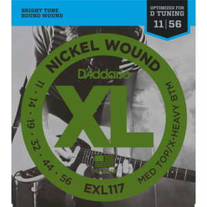 Струны для электрогитары D'Addario EXL-117