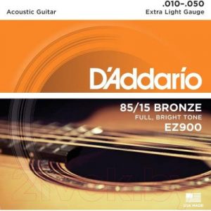 Струны для акустической гитары D'Addario EZ900 10-50