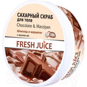 Скраб для тела Fresh Juice Сахарный шоколад и марципан