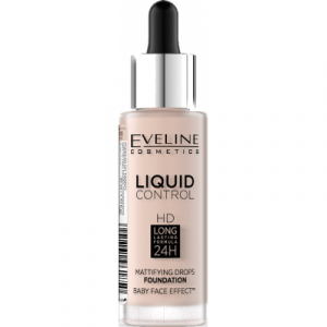 Тональный крем Eveline Cosmetics Liquid Control №005 Ivory инновационный жидкий
