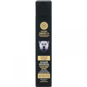 Гель для душа Natura Siberica Men белый медведь бодрящий