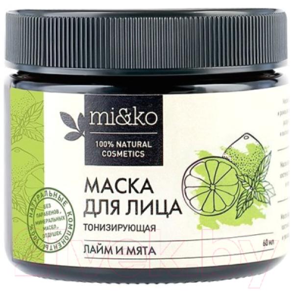 Маска для лица кремовая Mi&Ko Лайм и мята тонизирующая