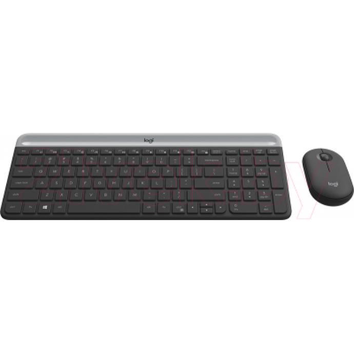 Клавиатура+мышь Logitech MK470 Slim Wireless Combo / 920-009206
