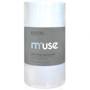 Полотенца одноразовые для парикмахерской Estel M'use спанлейс в рулоне 35x70