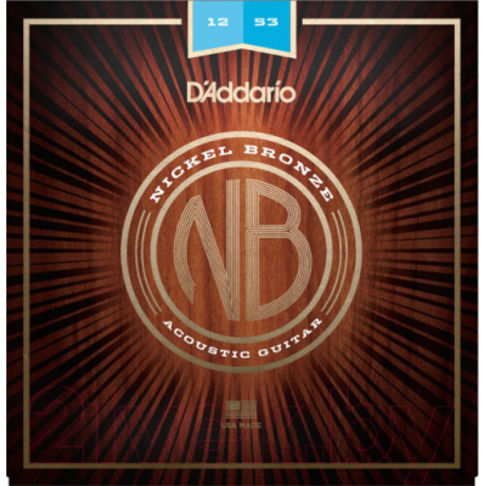 Струны для акустической гитары D'Addario NB1253