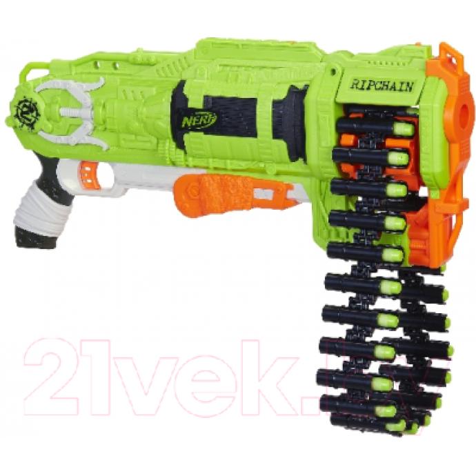 Бластер игрушечный Hasbro Nerf Зомби Цепевик / E2146