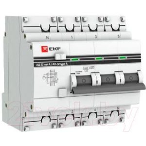 Дифференциальный автомат EKF PROxima АД-32 40/30 4п