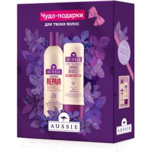 Набор косметики для волос Aussie Repair Miracle шампунь 300мл+реконструктор 3Minute Miracle 250мл