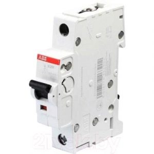 Выключатель автоматический ABB S 201 1P С 4А 6кА 1M / 2CDS251001R0044