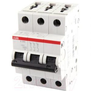 Выключатель автоматический ABB S 203 3P С 32А 6кА 3M / 2CDS253001R0324