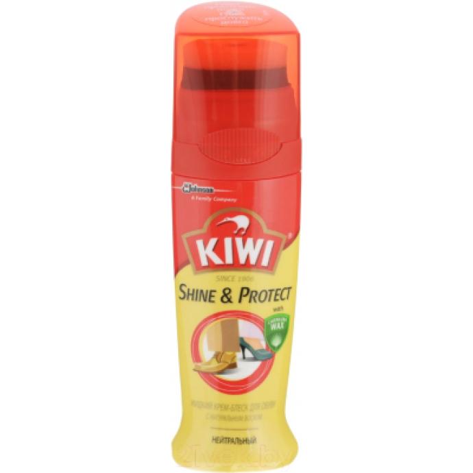 Крем для обуви Kiwi Shine & Protect Жидкий крем-блеск
