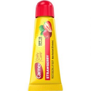 Бальзам для губ Carmex Strawberry солнцезащитный увлажняющий SPF15