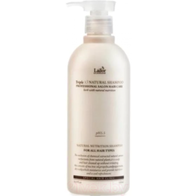 Шампунь для волос La'dor Triplex Natural Shampoo
