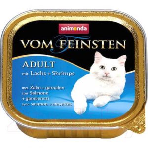 Корм для кошек Animonda Vom Feinsten Adult с лососем и креветками