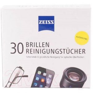 Комплект салфеток для очистки очковых линз Zeiss Универсальные чистящие
