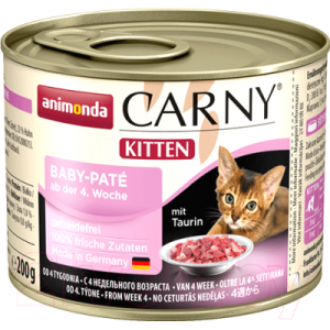 Корм для кошек Animonda Carny Kitten Baby Pate