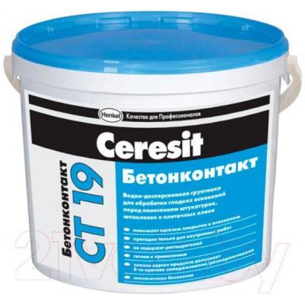 Грунтовка Ceresit CT 19 Бетонконтакт
