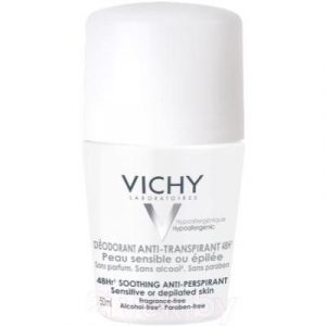Антиперспирант шариковый Vichy Deodorants для чувствительной кожи 48ч
