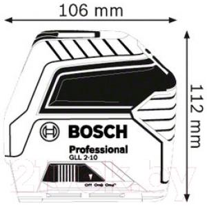 Лазерный нивелир Bosch GLL 2-10 Professional