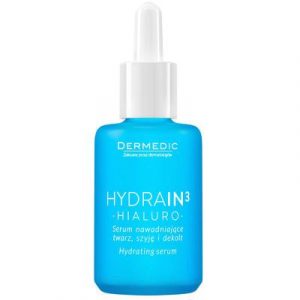 Сыворотка для лица Dermedic Hydrain3 Hialuro увлажняющая для лица шеи и декольте