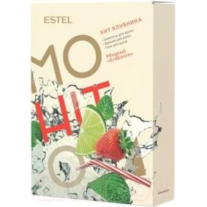 Набор косметики для тела и волос Estel Mohito Hit Клубника шамп. 250мл+бальзам 200мл+гель д/душа 200мл