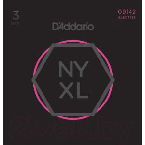 Струны для электрогитары D'Addario NYXL0942